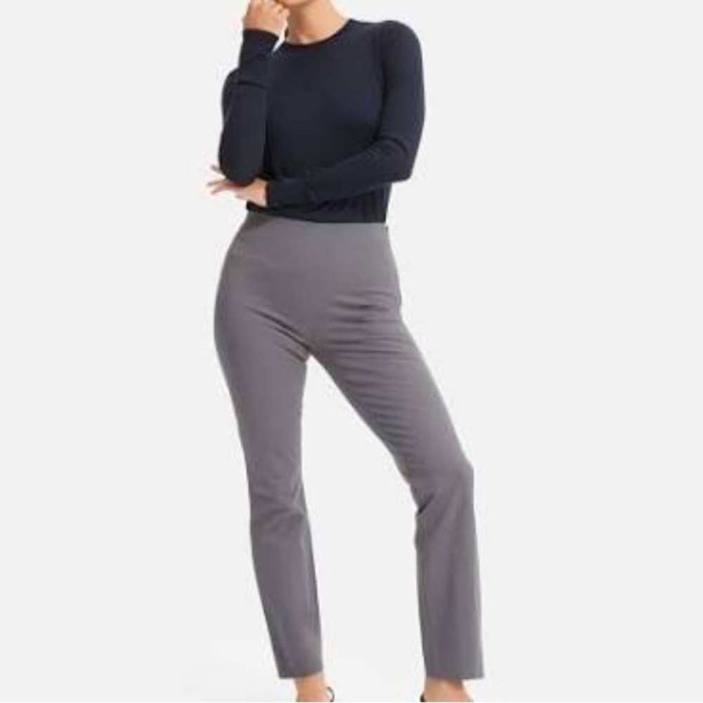 Everlane Side Zip Slate Grey The Work Ankle Pant size 00 NWT